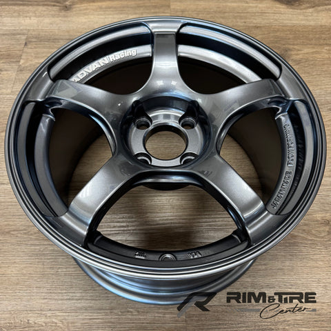 Advan TC4 15x8 +35 4x100 Racing Gunmetallic (No Ring) (Set of 4) YAD5G35AGM