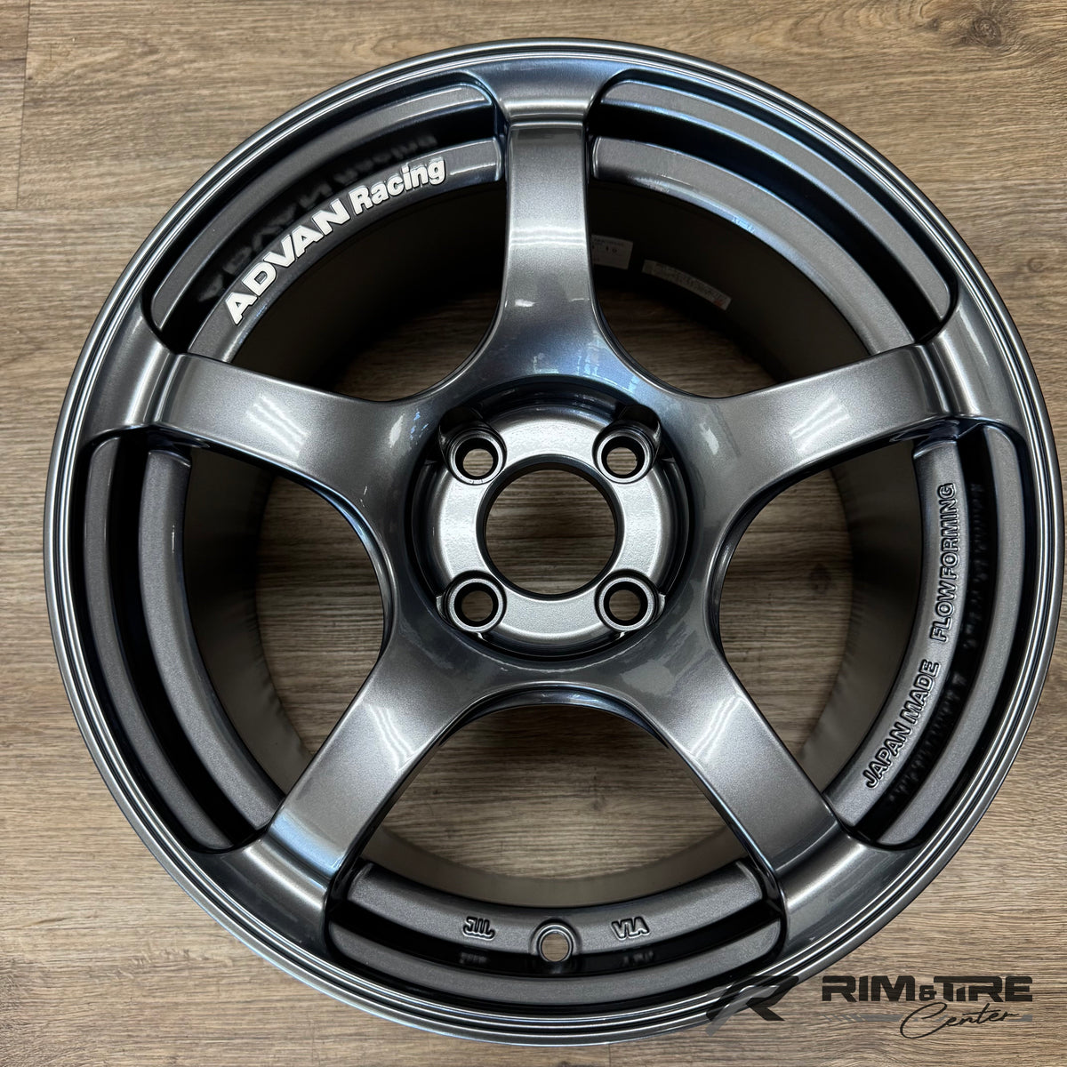 Advan TC4 15x8 +35 4x100 Racing Gunmetallic (No Ring) (Set of 4) YAD5G35AGM