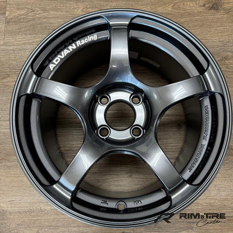 Advan TC4 15x8 +35 4x100 Racing Gunmetallic (No Ring) (Set of 4) YAD5G35AGM