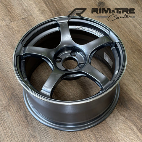 Advan TC4 16x8 +35 4x100 Racing Gunmetallic & Ring (Set of 4) YAD6G38AGMR