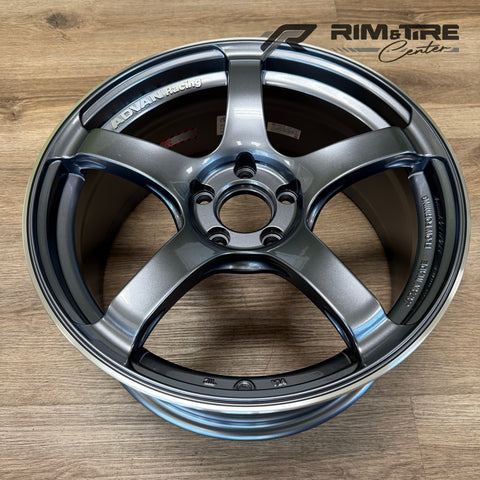 Advan Racing TC4 18x8.5 +45 5x112 Gunmetallic & Ring (Set of 4) YAD8H45MGMR