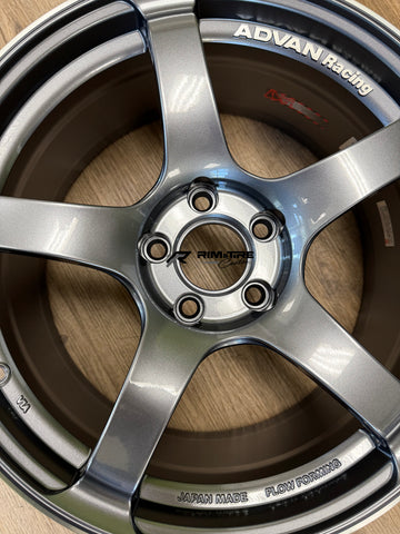 Advan Racing TC4 18x8.5 +45 5x112 Gunmetallic & Ring (Set of 4) YAD8H45MGMR