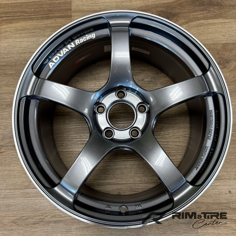 Advan Racing TC4 18x8.5 +45 5x112 Gunmetallic & Ring (Set of 4) YAD8H45MGMR