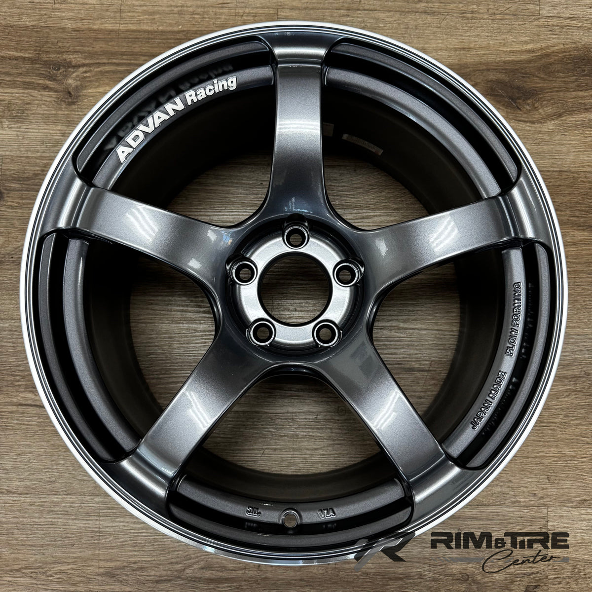 Advan Racing TC4 18x9.5 +45 5x100 Gunmetallic & Ring (Set of 4) YAD8J45DGMR