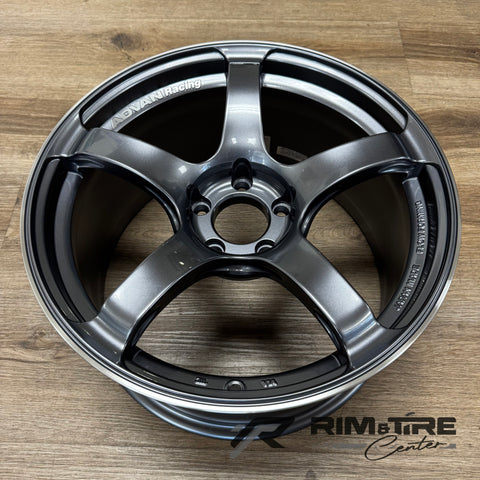 Advan Racing TC4 18x9.5 +45 5x100 Gunmetallic & Ring (Set of 4) YAD8J45DGMR
