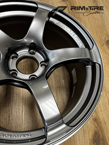 Advan Racing TC4 18x9.5 +45 5x100 Gunmetallic & Ring (Set of 4) YAD8J45DGMR