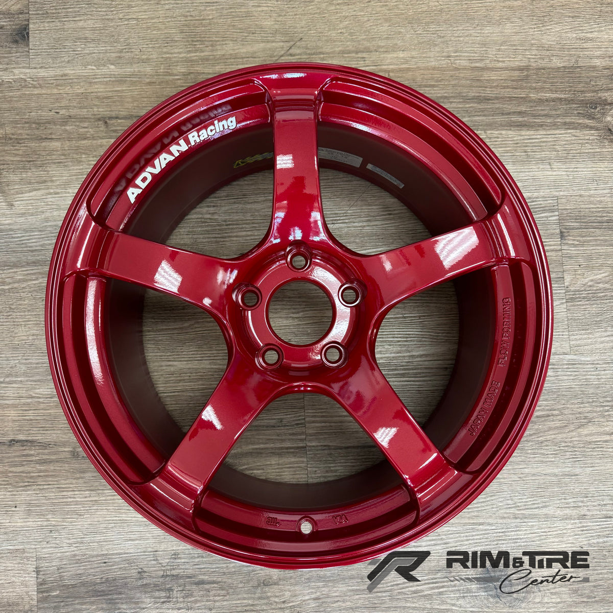 Advan TC-4 18x9.5 +38 5x120 Racing Red, No Ring (Set of 4) YAD8J38WR