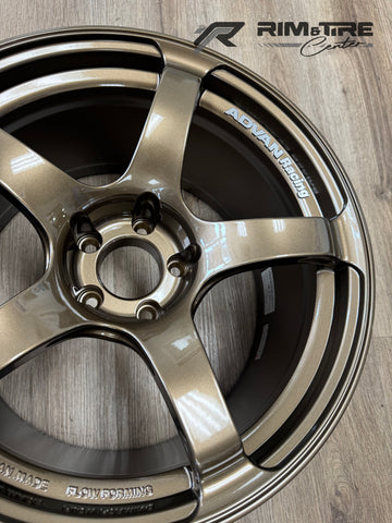 Advan Racing TC4 18x10.5 +15 5x114.3 Umber Bronze Metallic (Set of 4) YAD8L15EUAR