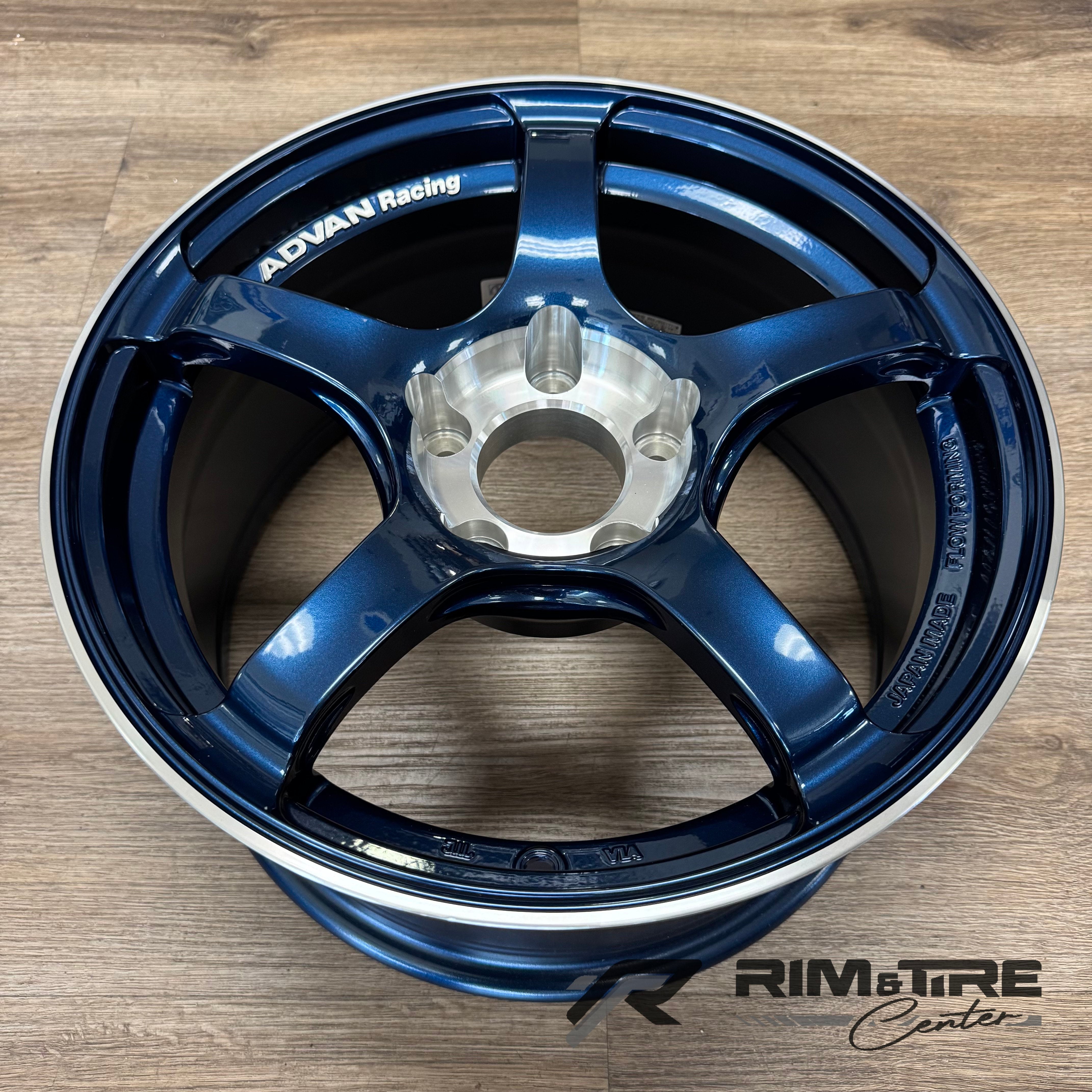Advan Racing Tc4 Racing Advan Racing TC4 SE 16x8 +35 5x114.3 Racing Indigo Blue (Set of 4) YAD ...