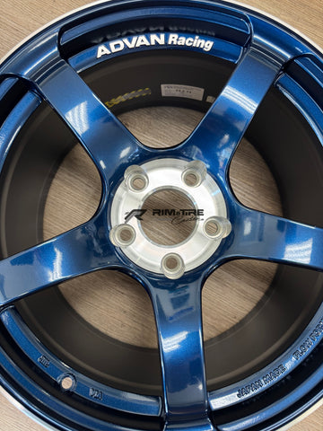 Advan Racing TC4 SE 18x9.5 +45 5x120 Racing Indigo Blue (Set of 4) YADS8J45WEF