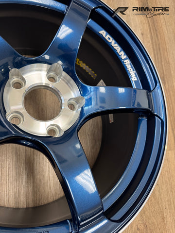 Advan Racing TC4 SE 18x9.5 +45 5x120 Racing Indigo Blue (Set of 4) YADS8J45WEF