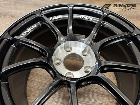 Advan RZIII 18x9.5 +45 5x120 Black Gunmetallic & Diamond Cut (Set of 4) YAJ38J45WBGC