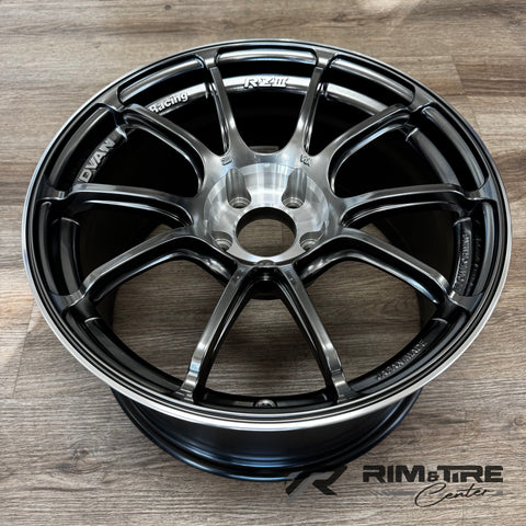 Advan RZIII 18x9.5 +25 5x114.3 Hyper Platinum Black & Diamond Cut (Set of 4) YAJ38J25EHPC
