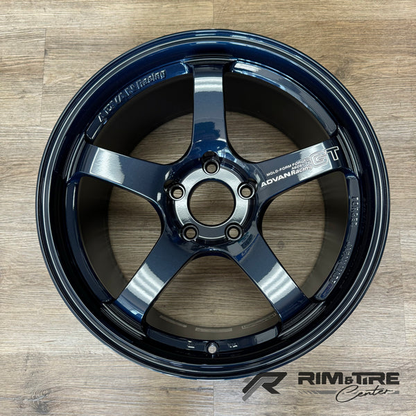 Advan GT Premium 18x10 +40 5x120 Racing Titanium Blue (Set of 4