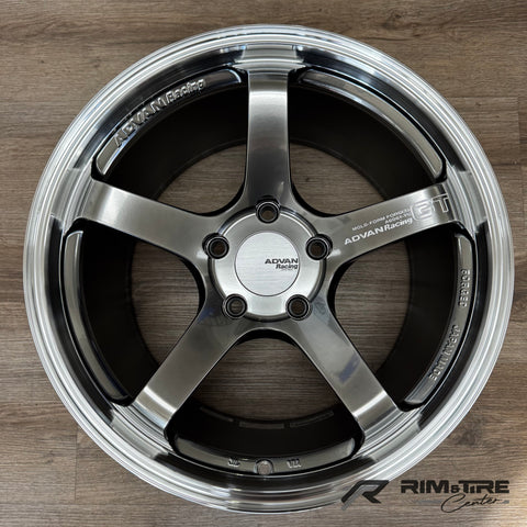 Advan GT Porsche 19x9 +46/19x12 +63 5x130 Hyper Platinum Black (Set of 4) YAQ9I46PMPB/YAQ9O63PMPB