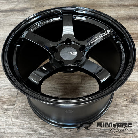 Advan GT Porsche 19x9 +46/19x12 +63 5x130 Titanium Black (Set of 4) YAQ9I46PTBP/YAQ9O63PTBP