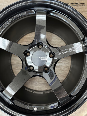 Advan GT Porsche 19x9 +46/19x12 +63 5x130 Titanium Black (Set of 4) YAQ9I46PTBP/YAQ9O63PTBP