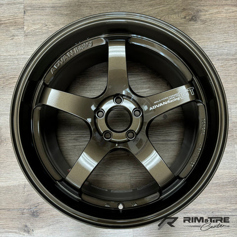 Advan GT Premium 19x9.5 +22/19x10.5 +32 5x112 Racing Umber Bronze (Set of 4) YAQ9J22MUAP/YAQ9L32MUAP