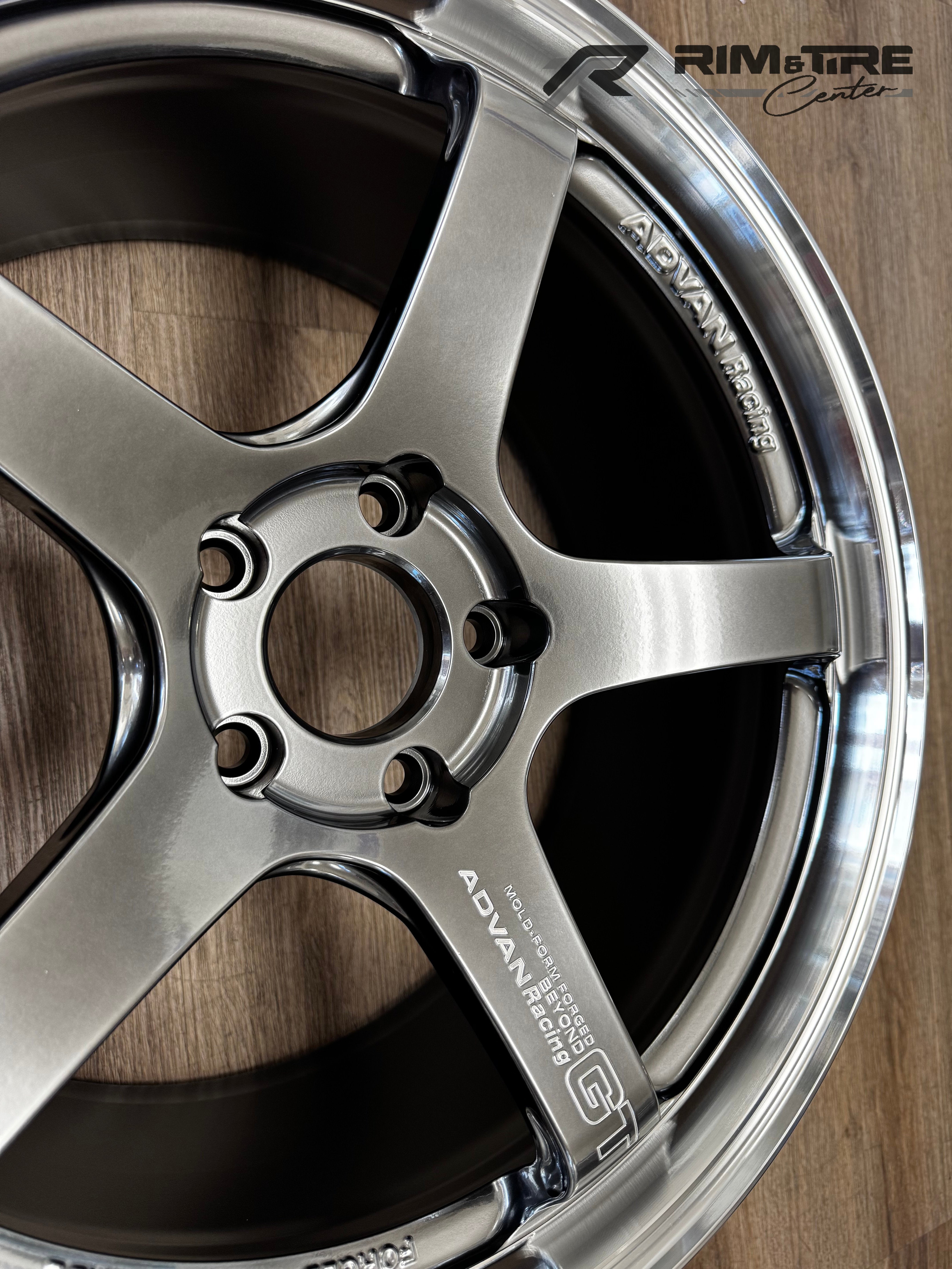 Advan GT Beyond 19x9.5 +45 5x120 Hyper Platinum Black (Set of 4
