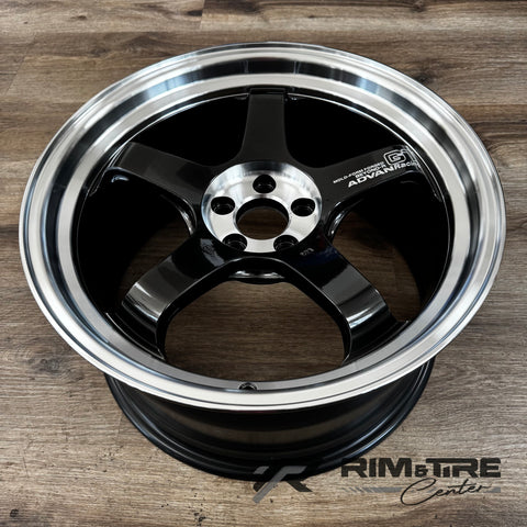 Advan GT Beyond-R 18x9.5 +45 5x100 Diamond Cut & Dark Platinum Black (Set of 4) YAQC8J45DDPB