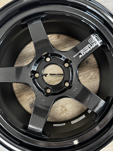 Advan GT Beyond-R 18x9.5 +25 5x114.3 Racing Titanium Black (Set of 4) YAQC8J25ETB