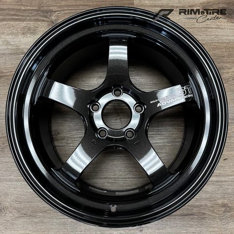 Advan GT Beyond-R 18x9.5 +25 5x114.3 Racing Titanium Black (Set of 4) YAQC8J25ETB