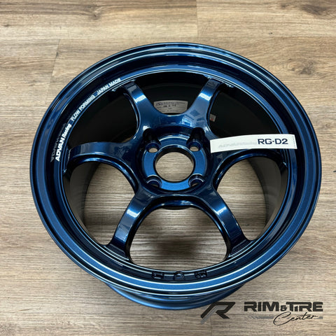 Advan RG-D2 15x8 +35 4x100 Racing Indigo Blue (Set of 4) YAT5G35AE