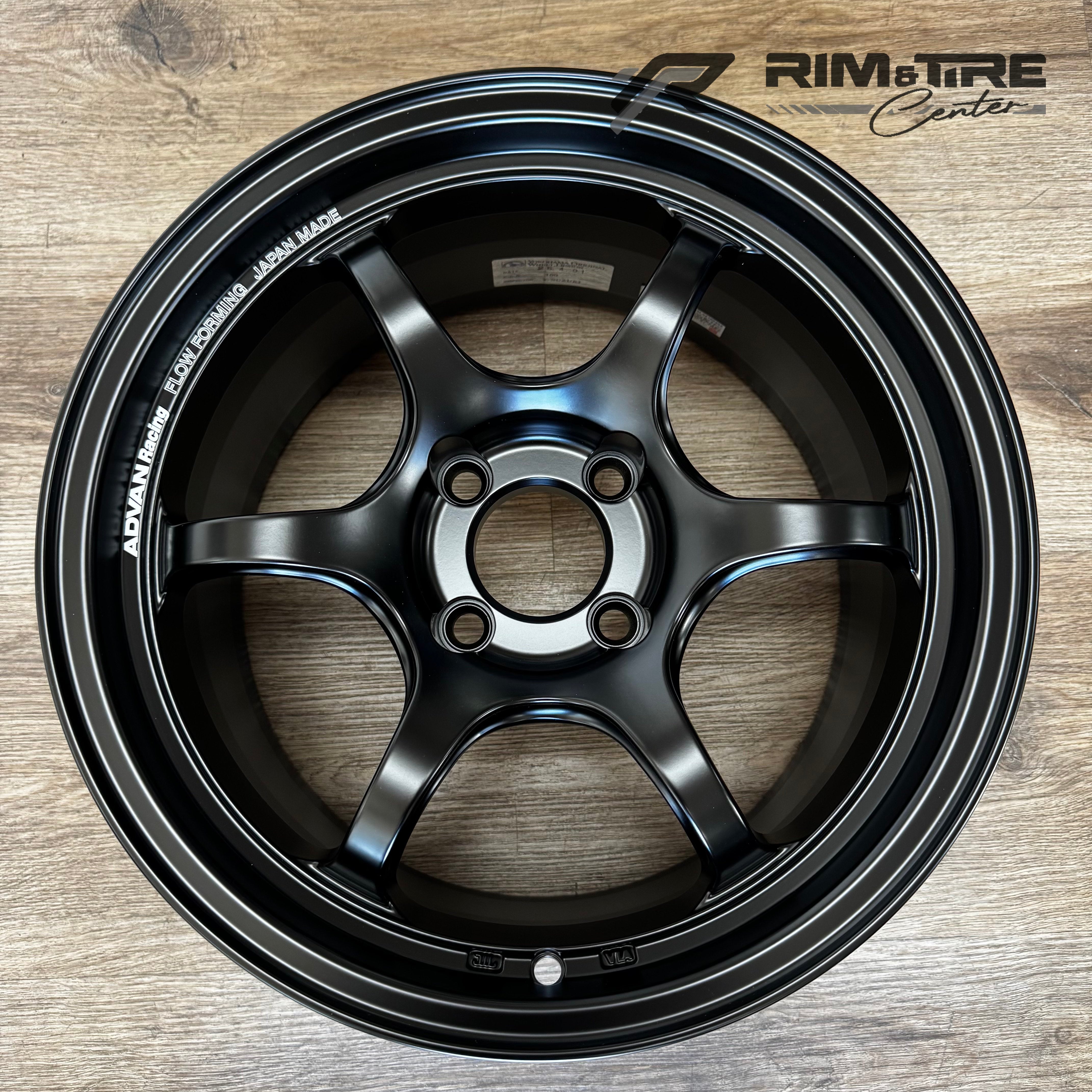 Advan Racing Rgd2 R32 Gtr Advan Racing RGD2 15x8 +35 4x100 Semi Gloss Black (Set of 4) YAT5G35AS ...