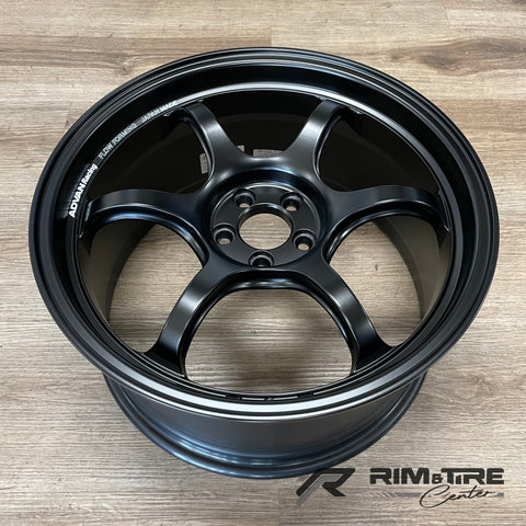 Advan RG-D2 18x9 +45 5x100 Semi Gloss Black (Set of 4) YAT8I45DSB