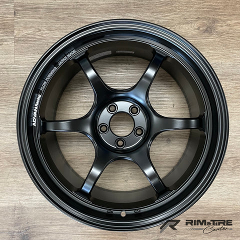 Advan RG-D2 18x9 +45 5x100 Semi Gloss Black (Set of 4) YAT8I45DSB