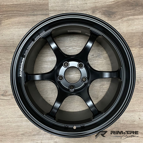 Advan RG-D2 18x9.5 +35 5x114.3 Semi Gloss Black (Set of 4) YAT8J35ESB