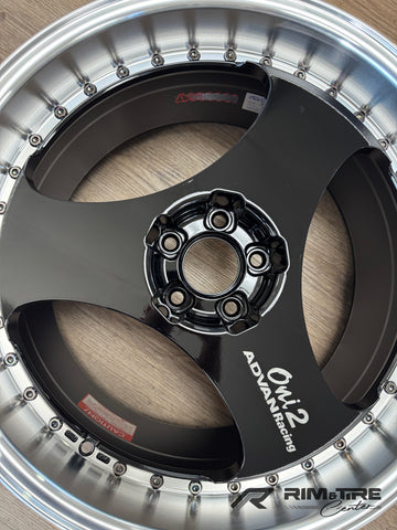 Advan Oni2 Progressive 20x9.5 +25/20x10.5 +32 5x112 Machining & Racing Gloss Black (Set of 4) YAYP0J25MBF/YAYP0L32MBF