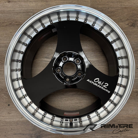 Advan Oni2 Progressive 20x9.5 +25/20x10.5 +32 5x112 Machining & Racing Gloss Black (Set of 4) YAYP0J25MBF/YAYP0L32MBF