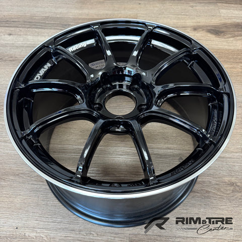 Advan Racing RZII 17x9 +45 5x114.3 Racing Gloss Black & Ring (Set of 4) YAZ7I45EB