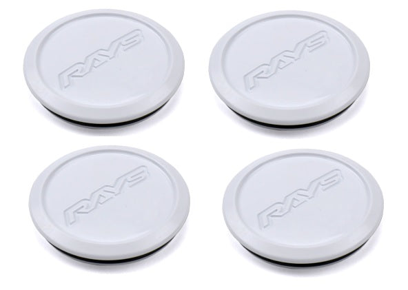 Rays Volk Racing | Center Cap | Low Type | Dash White | 4PC | WCZE40ULTDW