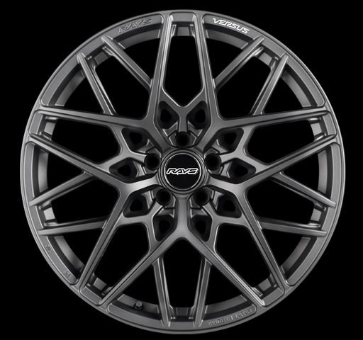 Rays Versus VV21S 18x9.5 +45 5x120 Matte Super Dark Gunmetal (Set of 4 ...