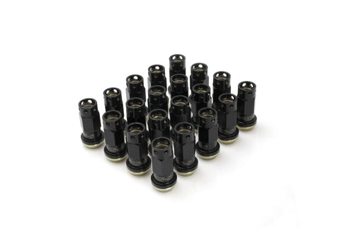 Muteki Lug Nut Set | SR45-S | 12x1.5 20PC | Black w/ Gold Washer | 32946B